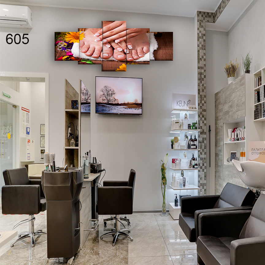 لوحات الحلاقة والتجميل 605a