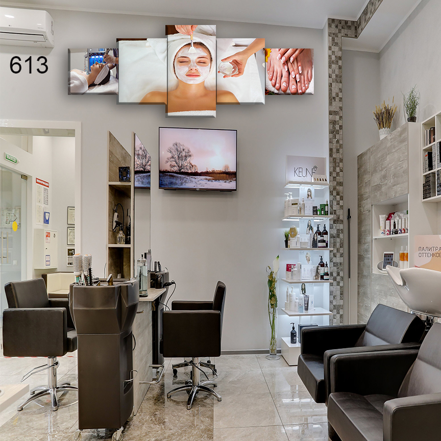لوحات الحلاقة والتجميل 613