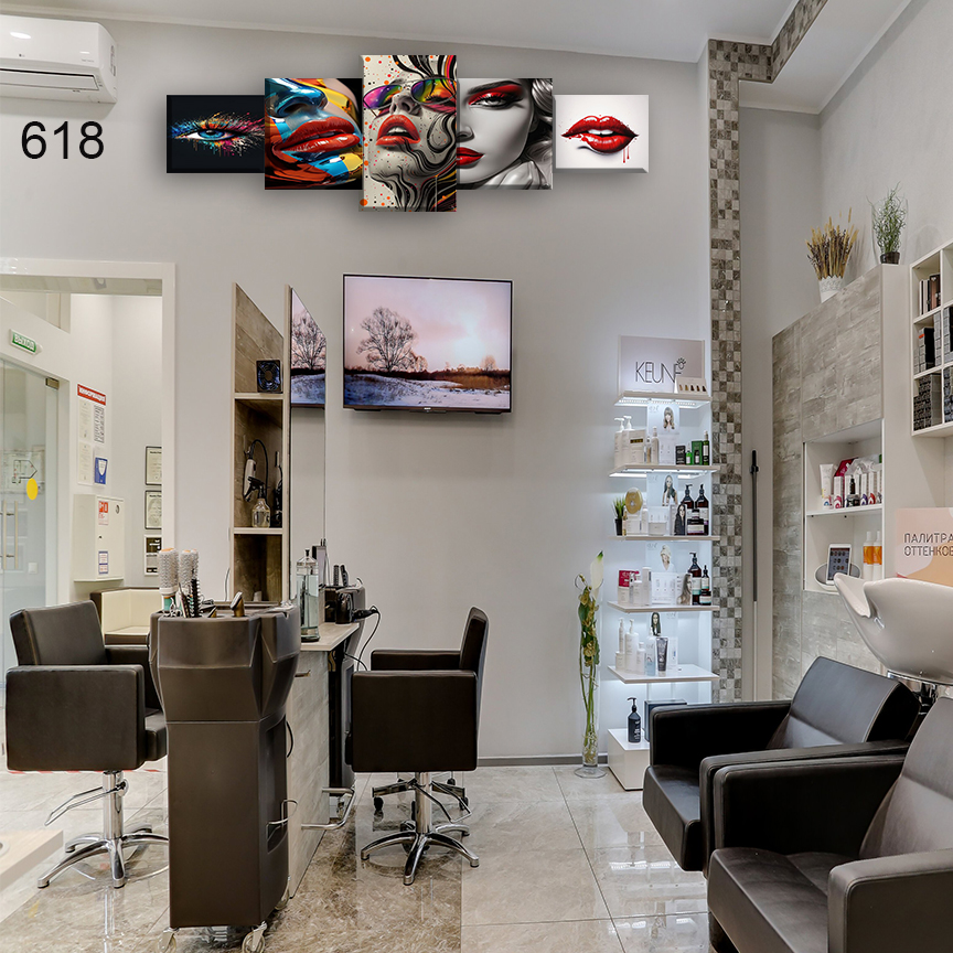 لوحات الحلاقة والتجميل 618b