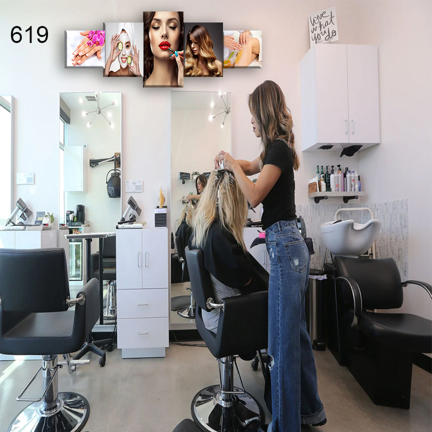 لوحات الحلاقة والتجميل 619