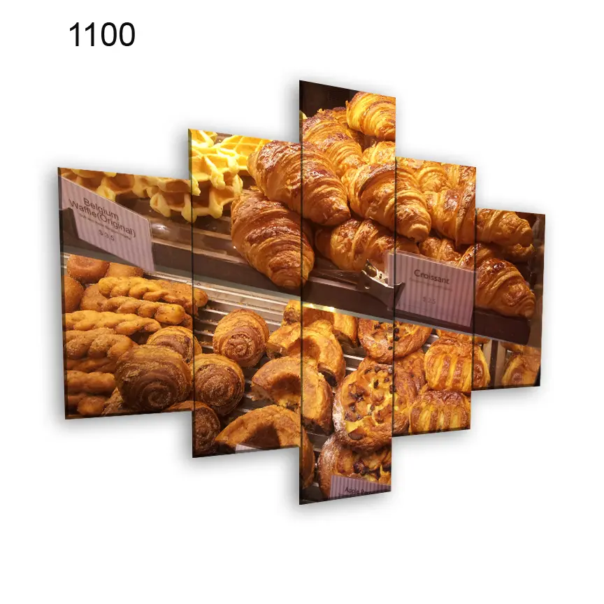 1100:لوحة المخابز والحلويات من خمس اطارات