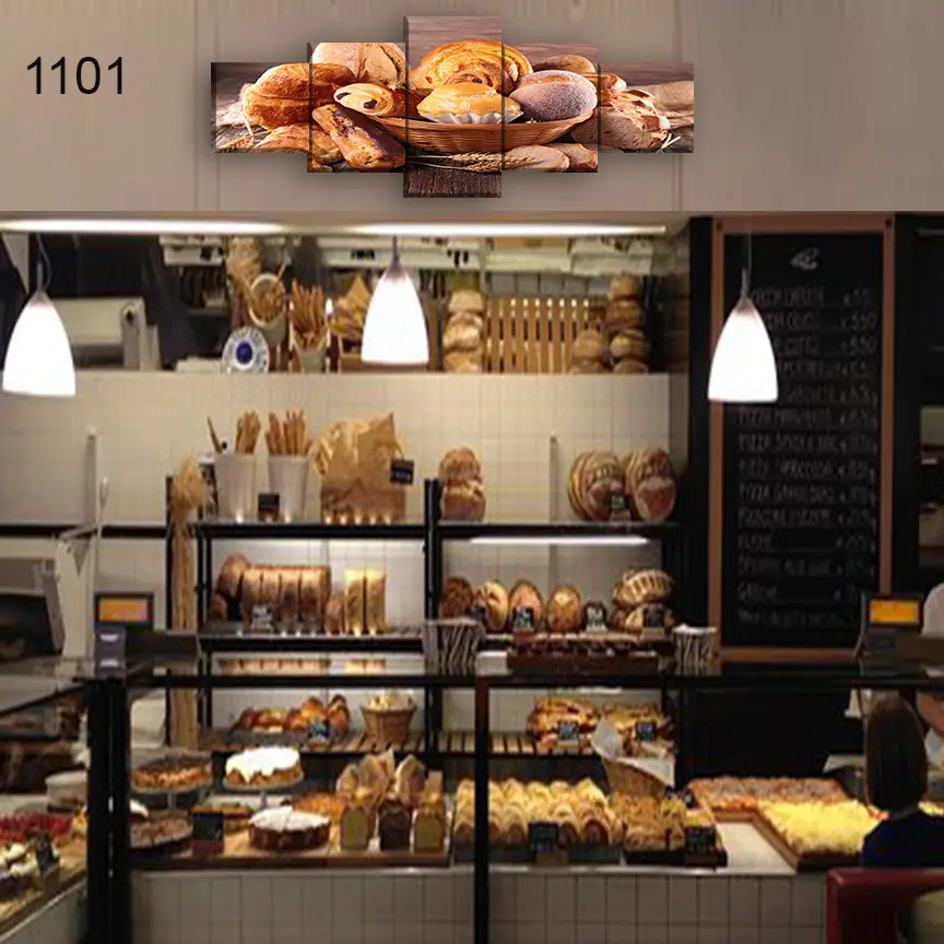 1101:لوحة المخابز والحلويات من خمس اطارات