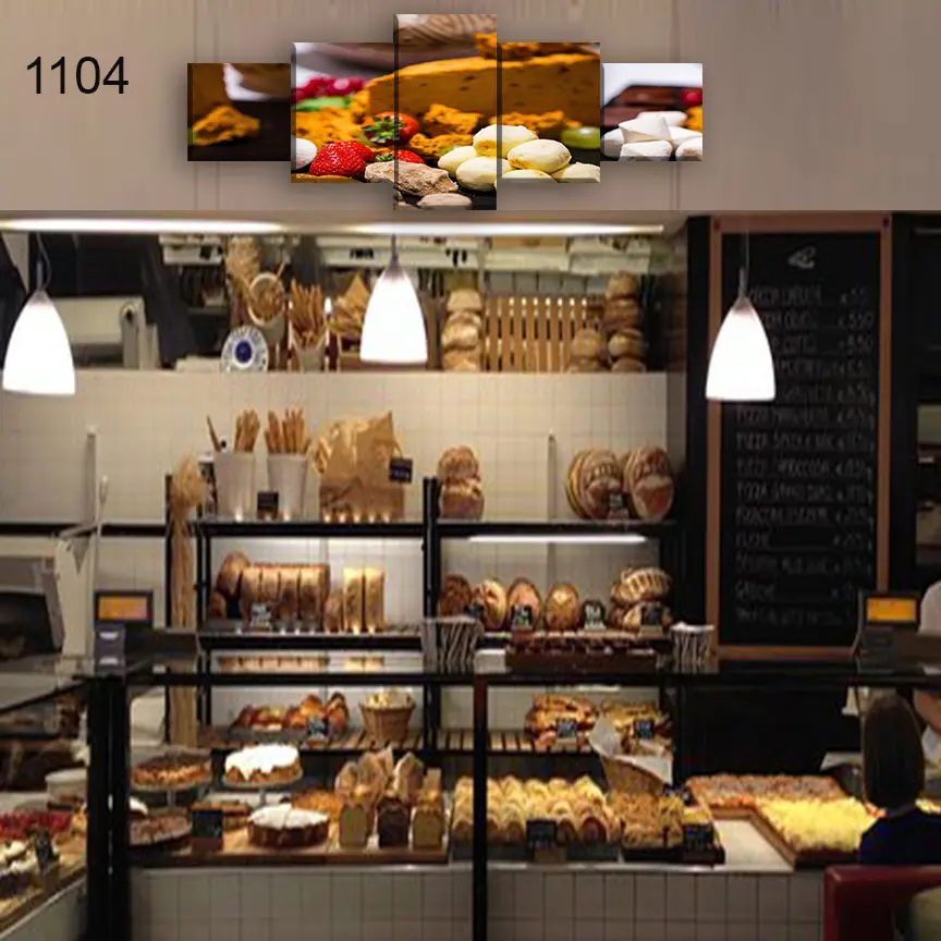 1104:لوحة المخابز والحلويات من خمس اطارات