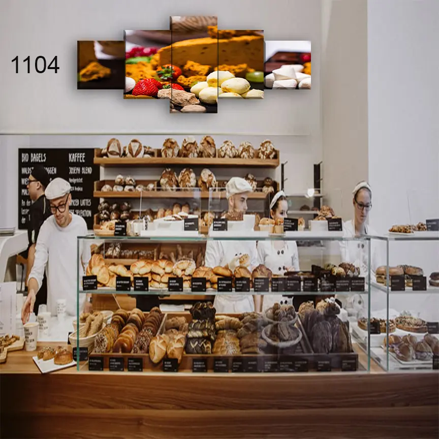 1104:لوحة المخابز والحلويات من خمس اطارات