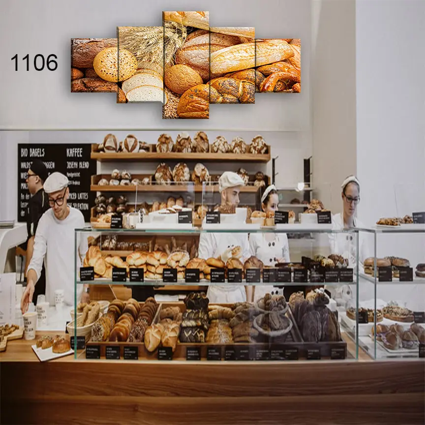 1106:لوحة المخابز والحلويات من خمس اطارات