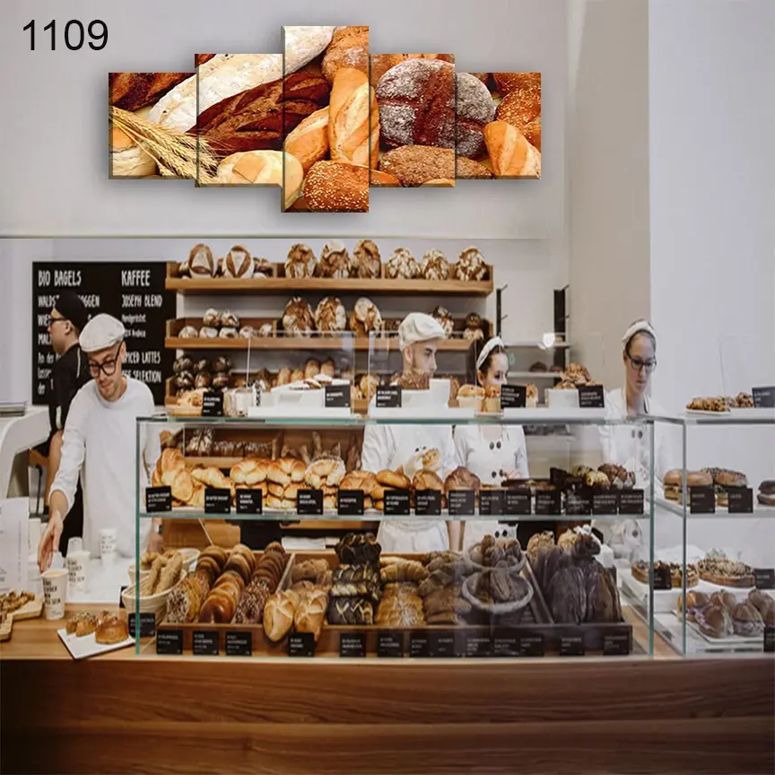 1109:لوحة المخابز والحلويات من خمس اطارات