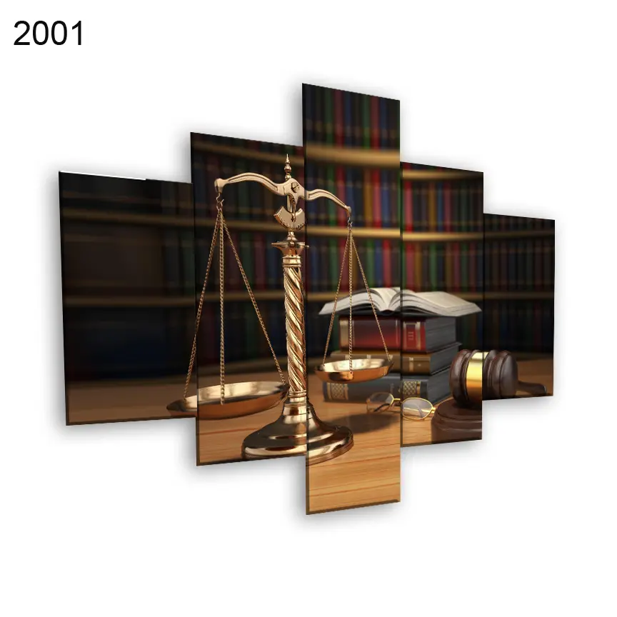 2001:لوحة القانون من خمس اطارات