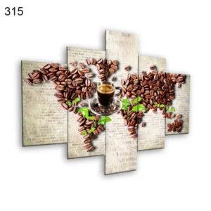 315:لوحة المقاهي من خمس اطارات