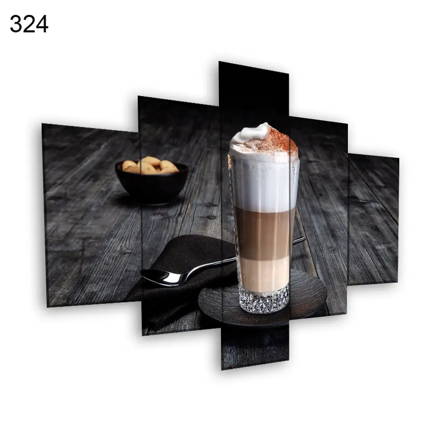 324:لوحة المقاهي من خمس اطارات