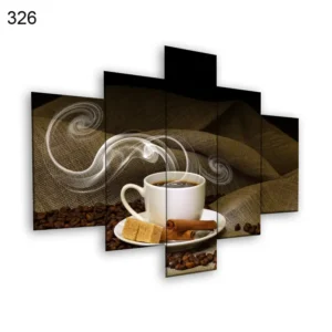 326:لوحة المقاهي من خمس اطارات