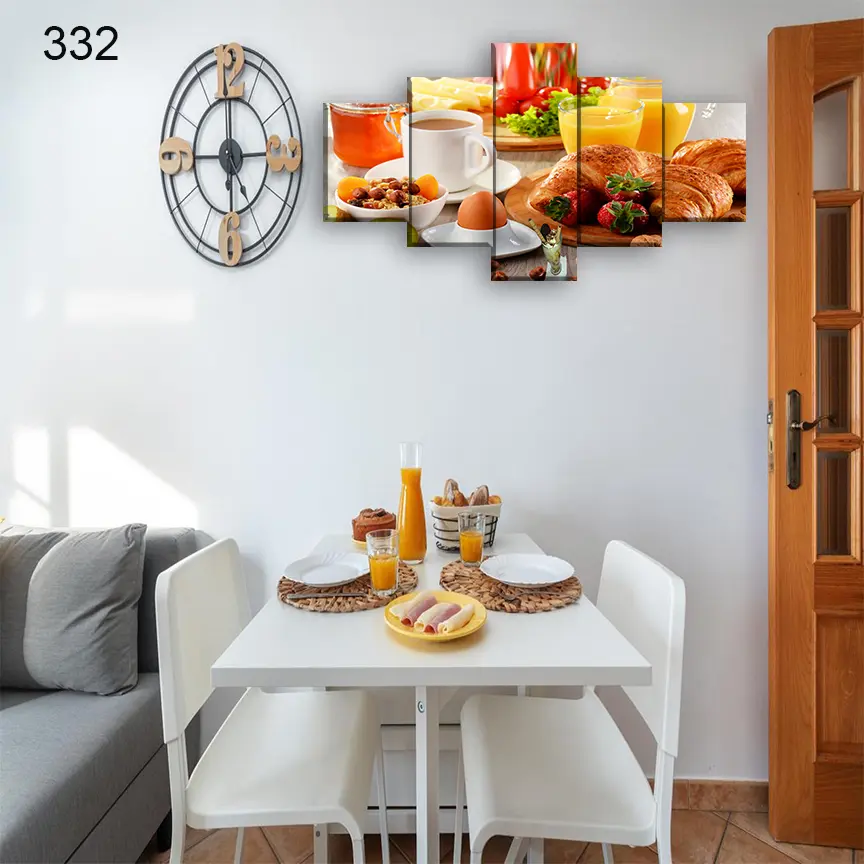 332:لوحة المقاهي من خمس اطارات