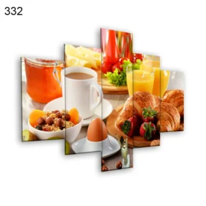 332:لوحة المقاهي من خمس اطارات