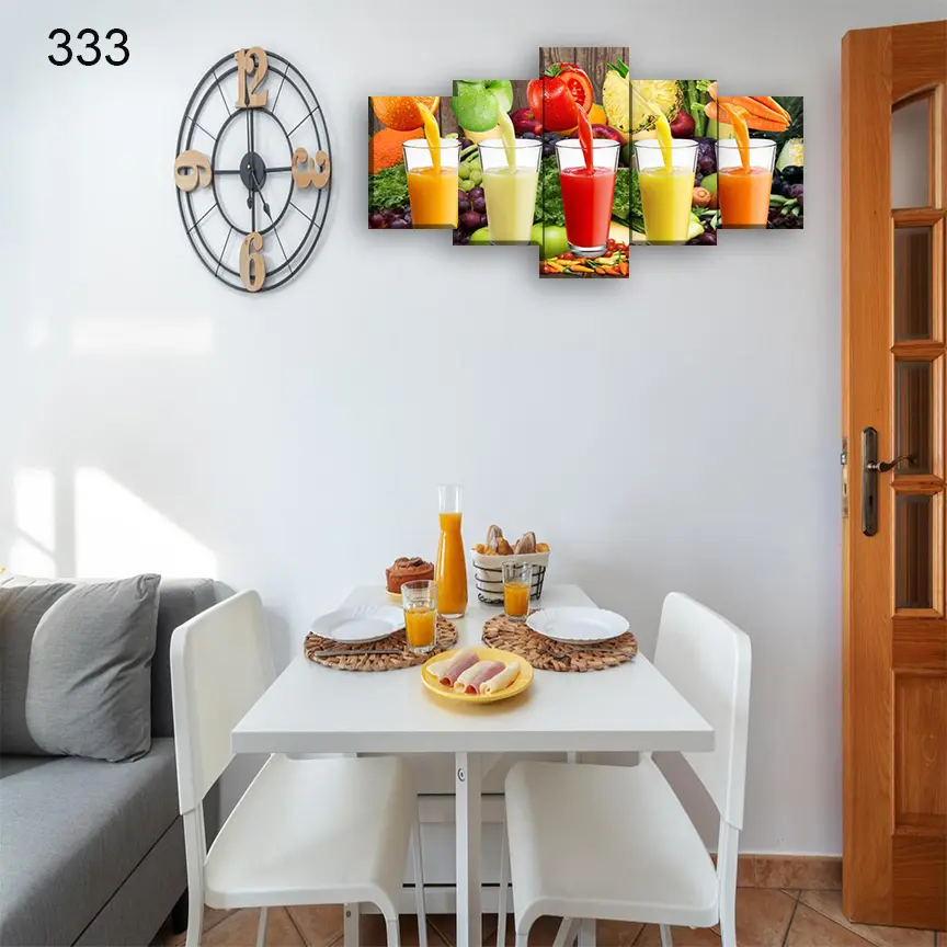 332:لوحة المقاهي من خمس اطارات