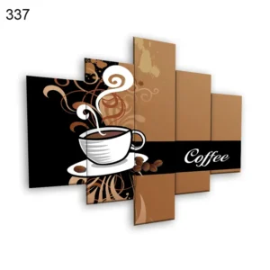 337:لوحة المقاهي من خمس اطارات