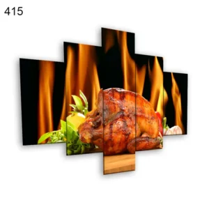 415:لوحة المطعم من خمس اطارات