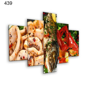 439:لوحة المطعم من خمس اطارات