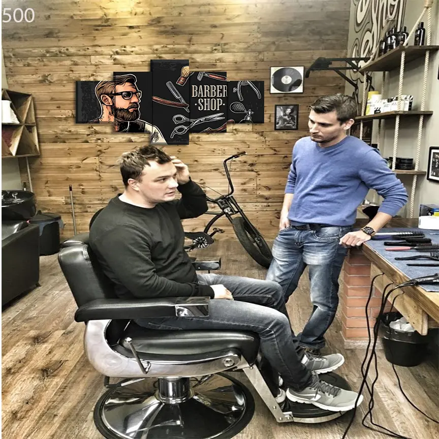 500:لوحة الحلاقة من خمس اطارات