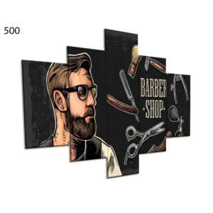 500:لوحة الحلاقة من خمس اطارات