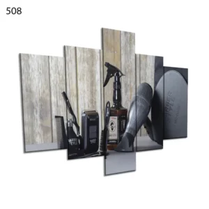 508:لوحة الحلاقة من خمس اطارات