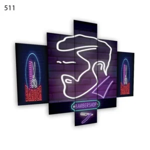 511:لوحة الحلاقة من خمس اطارات