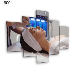 600:لوحة الحلاقة والتجميل من خمس اطارات