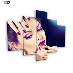 602:لوحة الحلاقة من خمس اطارات