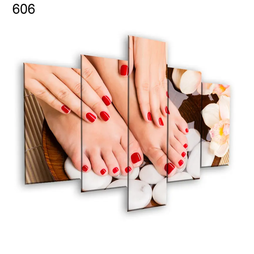 606:لوحة الحلاقة من خمس اطارات