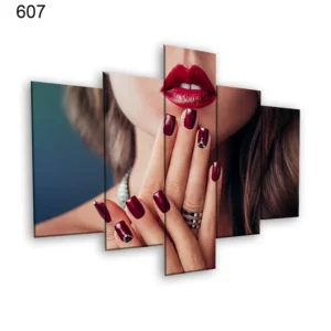 607:لوحة الحلاقة من خمس اطارات