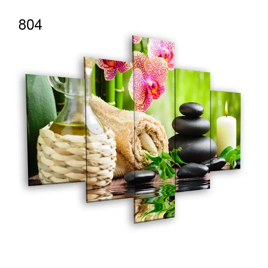 804:لوحة الحجامة من خمس اطارات