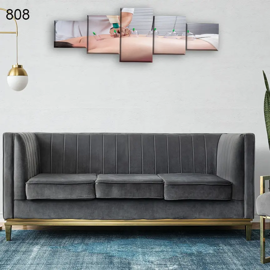 808:لوحة الحجامة من خمس اطارات