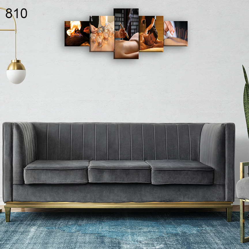 810:لوحة الحجامة من خمس اطارات 810:لوحة الحجامة من خمس اطارات